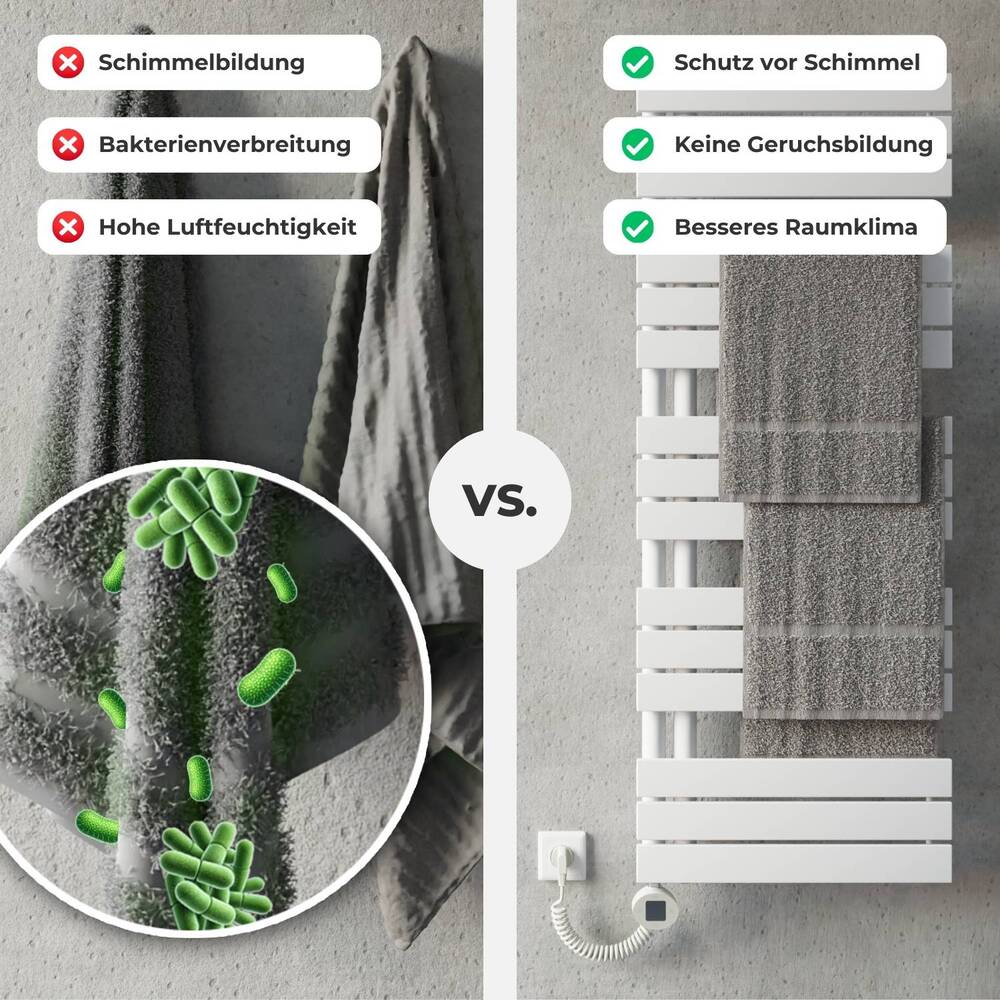 ISA Elektrischer Bad- & Handtuchheizkörper