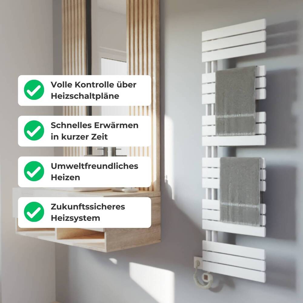 ISA Elektrischer Bad- & Handtuchheizkörper