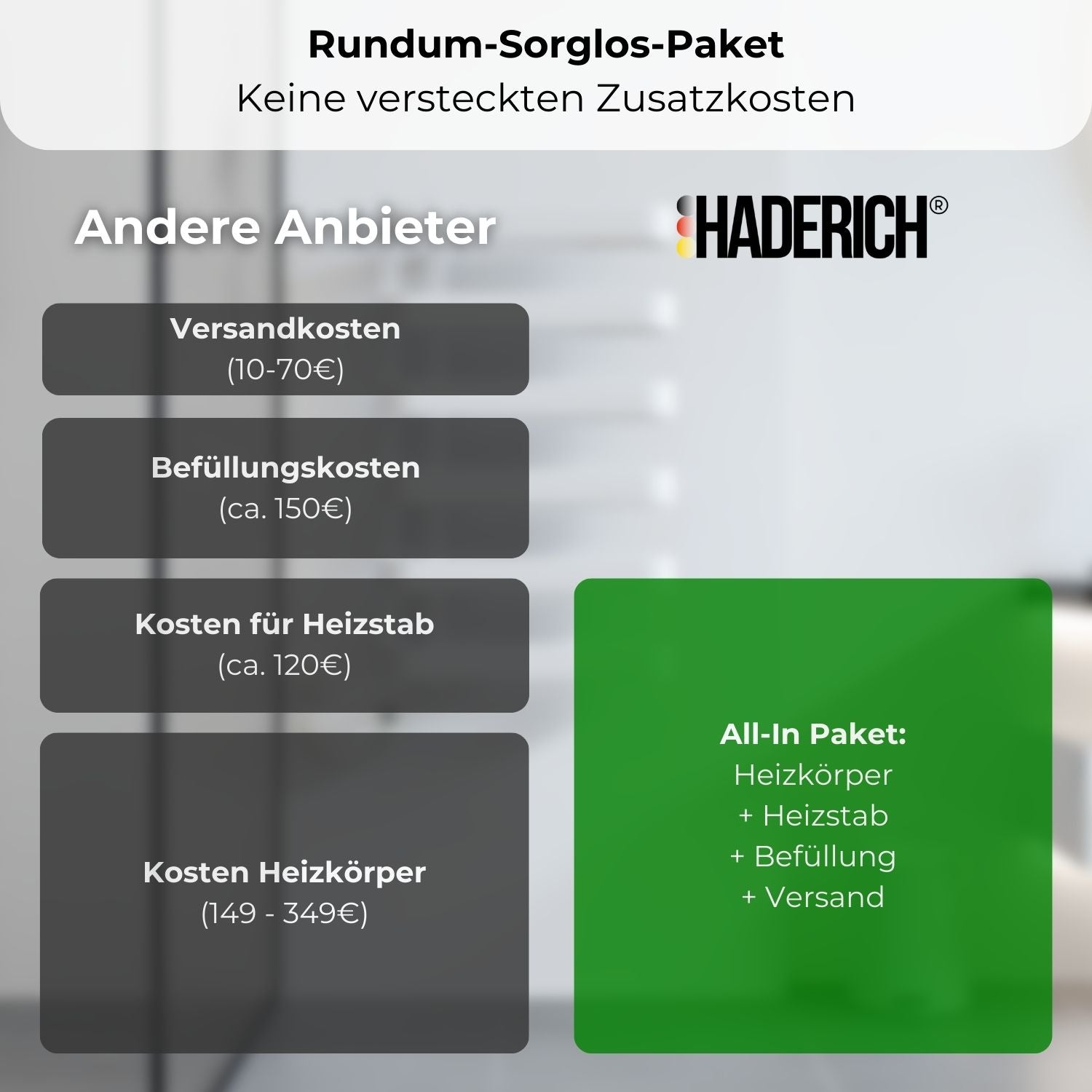 BEN Elektrischer Bad- & Handtuchheizkörper