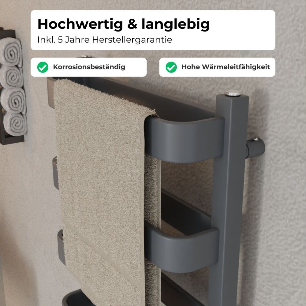 JAN Elektrischer Bad- & Handtuchheizkörper