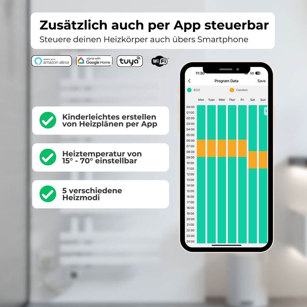 MAJA Elektrischer Bad- & Handtuchheizkörper