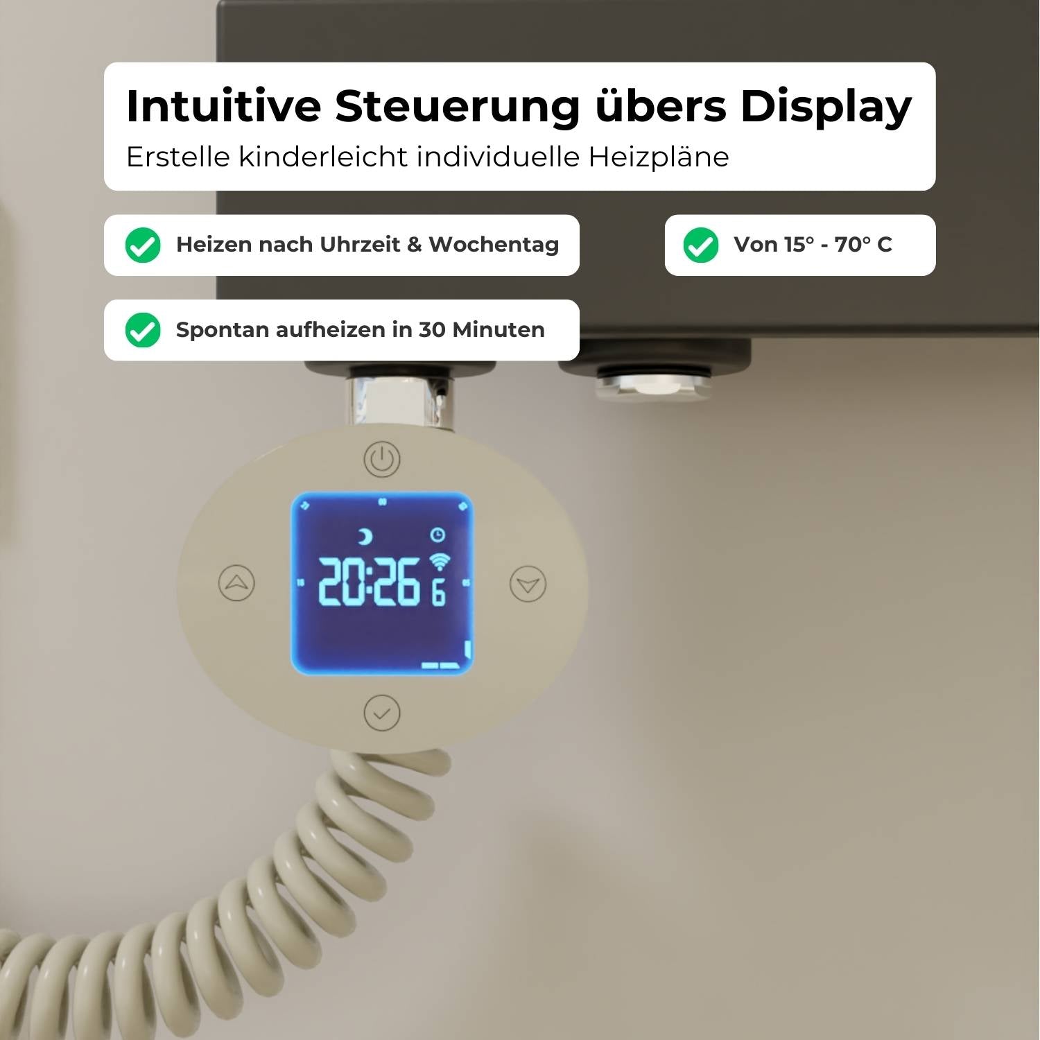 TOBI Elektrischer Bad- & Handtuchheizkörper
